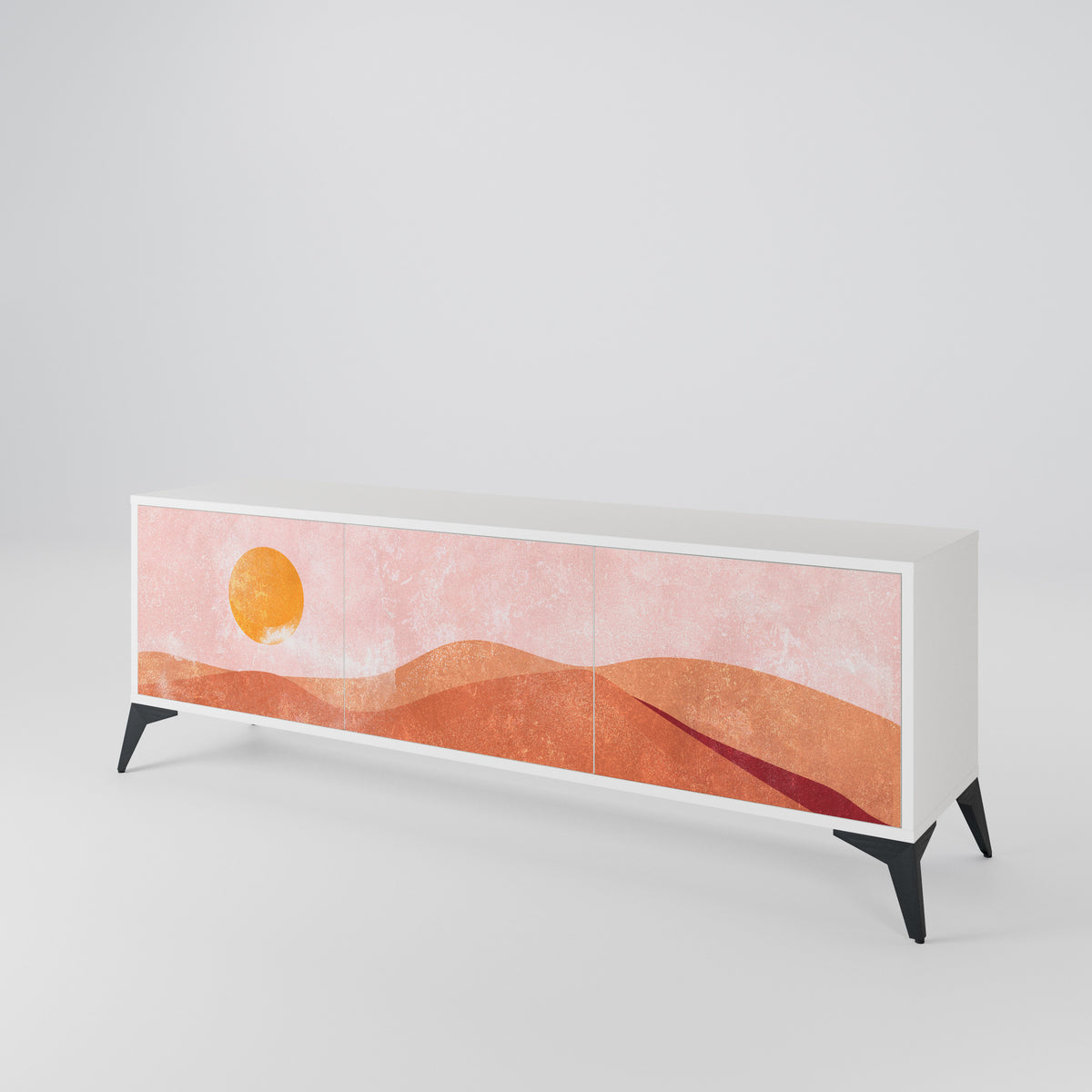 LUMINOUS SUNLIGHT Mueble de TV de 3 Puertas