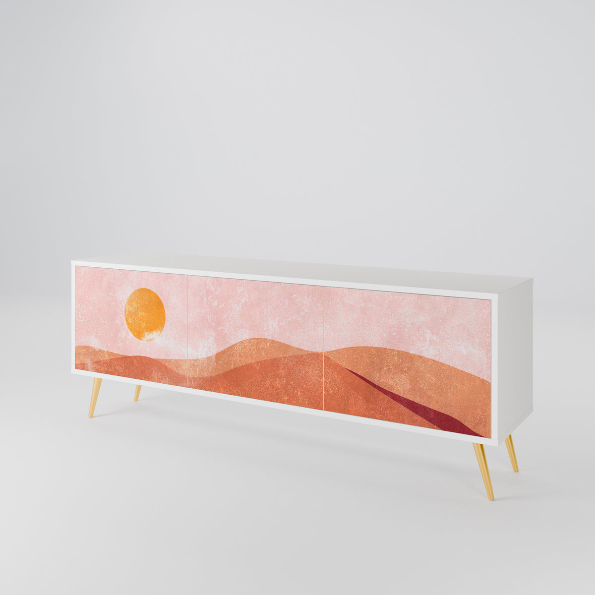 LUMINOUS SUNLIGHT Mueble de TV de 3 Puertas