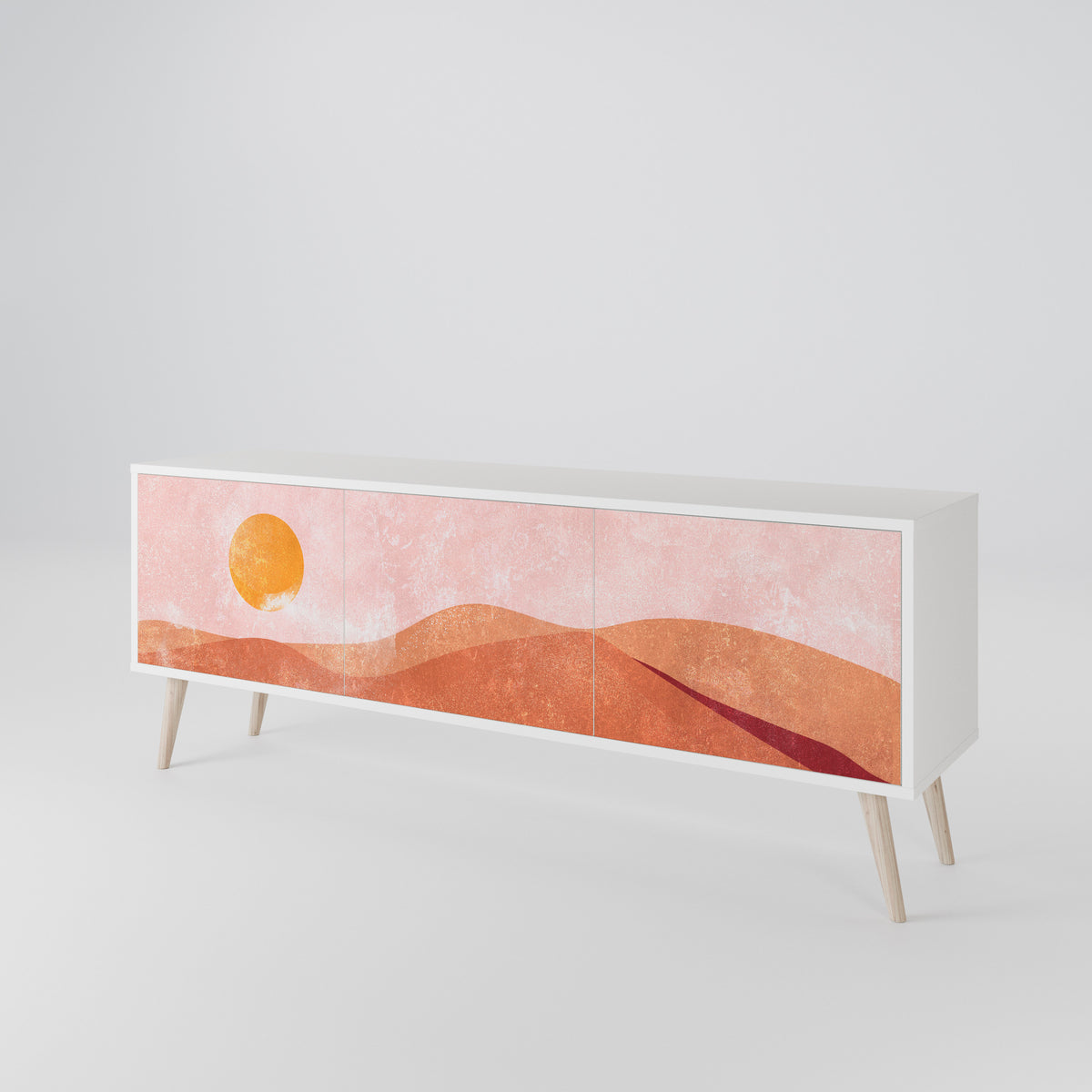 LUMINOUS SUNLIGHT Mueble de TV de 3 Puertas