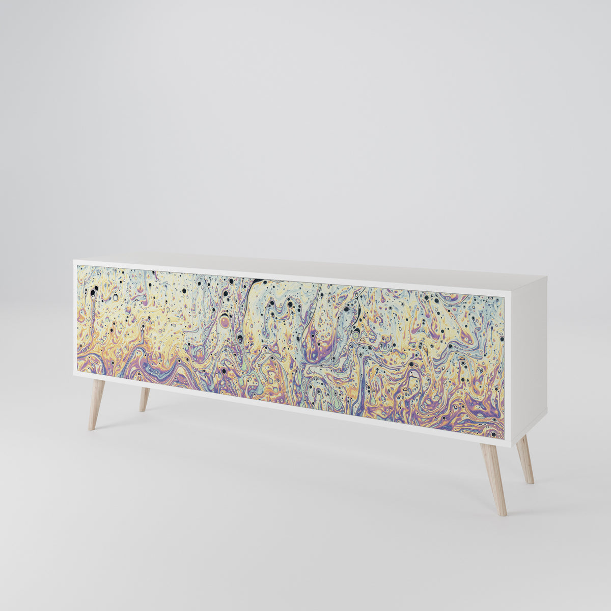 MOSAIC OF COLORS Mueble de TV de 3 Puertas