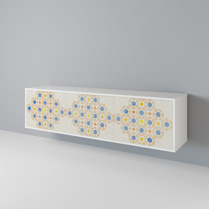 PATTERNED PRISM Mueble de TV de 3 Puertas