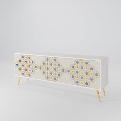 PATTERNED PRISM Mueble de TV de 3 Puertas