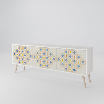 PATTERNED PRISM Mueble de TV de 3 Puertas