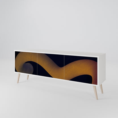 HOLLOW TIME Mueble de TV de 3 Puertas