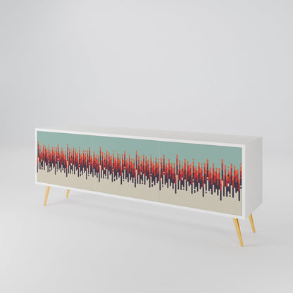 CHROMA CONTOURS Mueble de TV de 3 Puertas