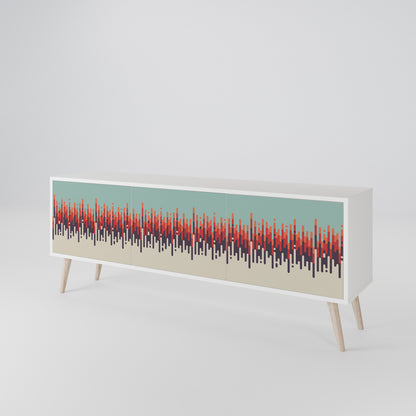 CHROMA CONTOURS Mueble de TV de 3 Puertas