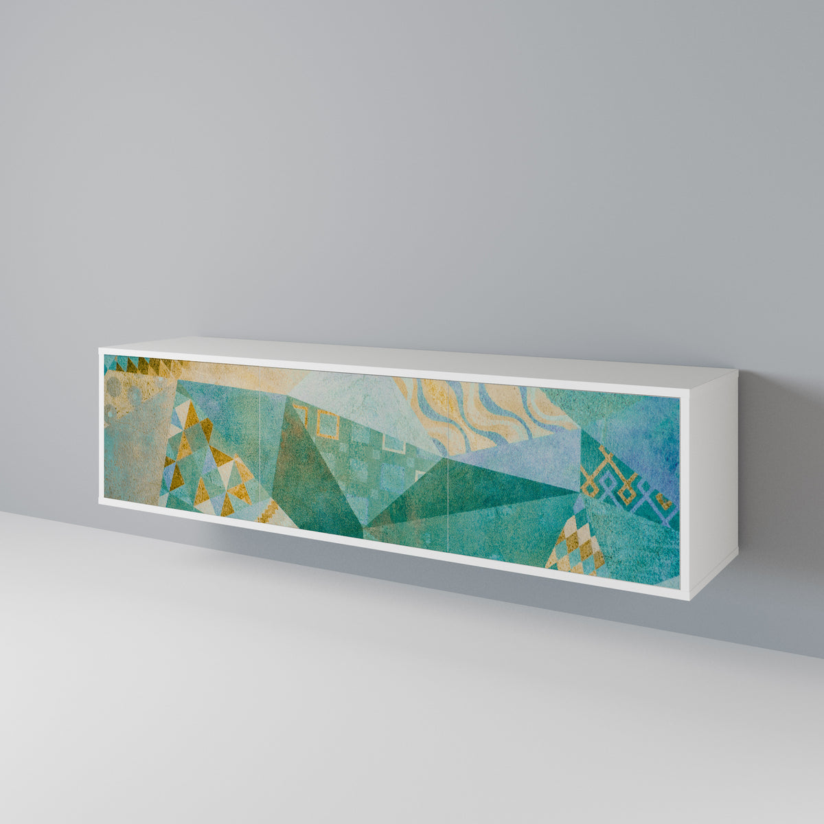 SPECTRUM SPLENDOR Mueble de TV de 3 Puertas
