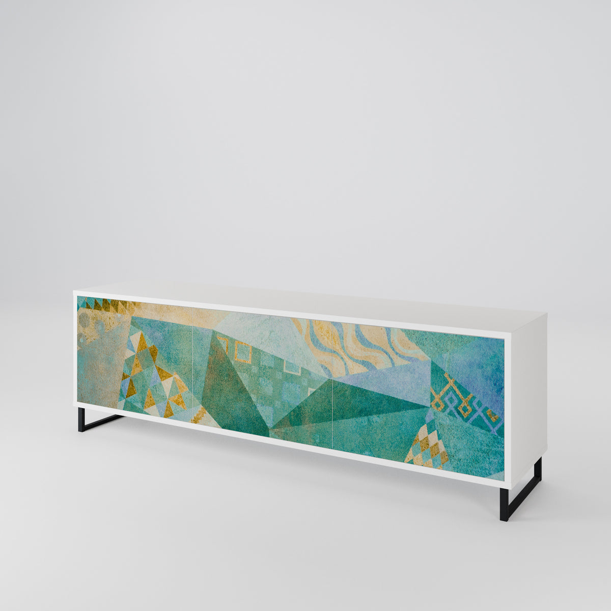 SPECTRUM SPLENDOR Mueble de TV de 3 Puertas