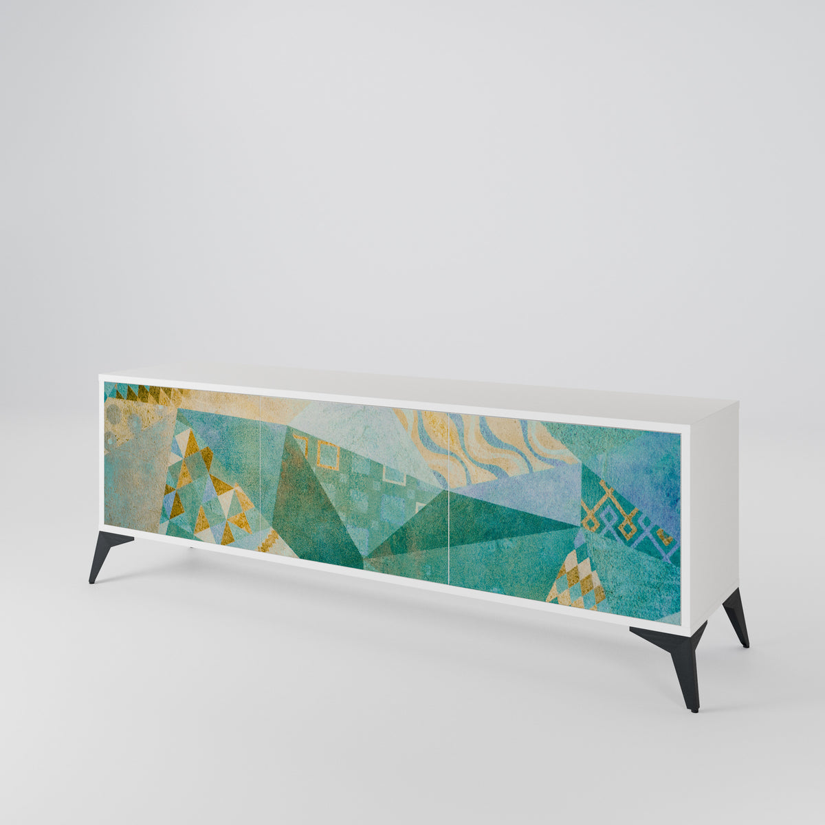 SPECTRUM SPLENDOR Mueble de TV de 3 Puertas
