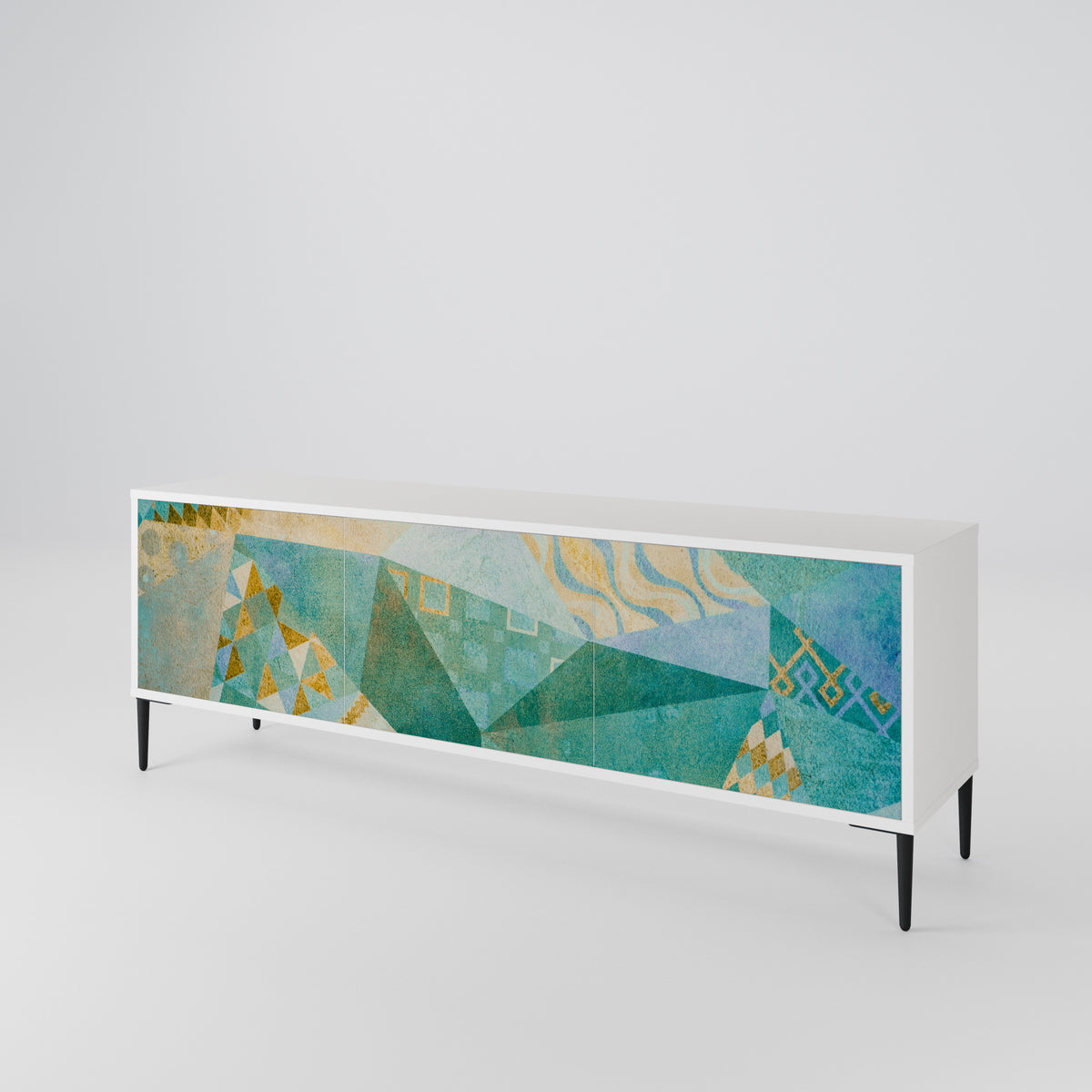 SPECTRUM SPLENDOR Mueble de TV de 3 Puertas