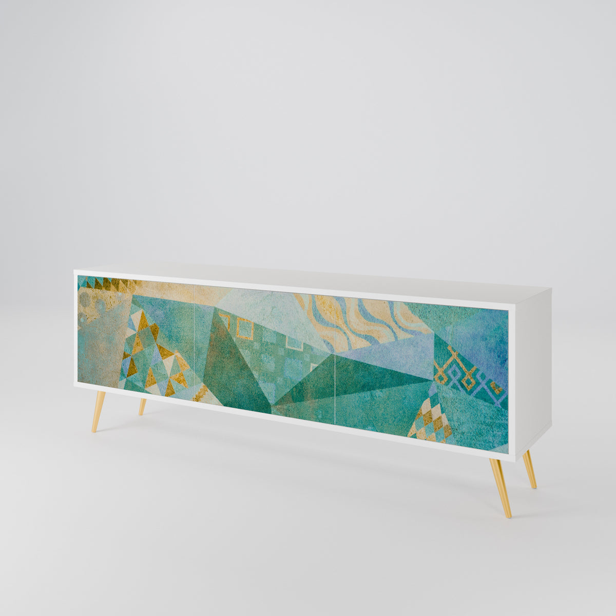 SPECTRUM SPLENDOR Mueble de TV de 3 Puertas