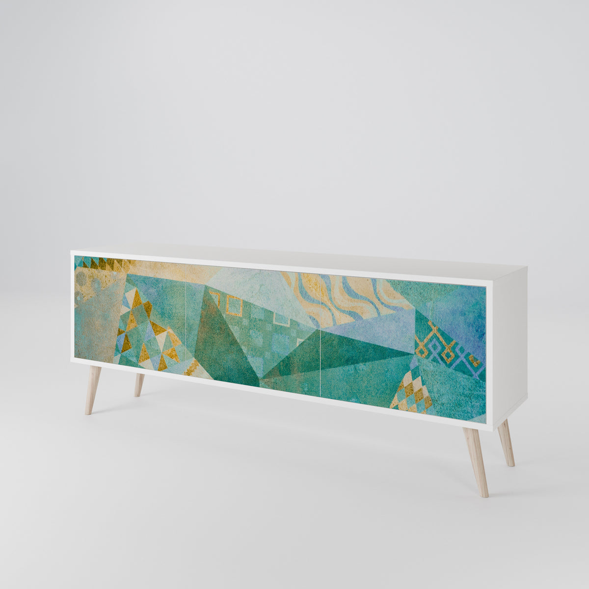 SPECTRUM SPLENDOR Mueble de TV de 3 Puertas