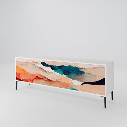 ABSTRACT LANDSCAPE Mueble de TV de 3 Puertas