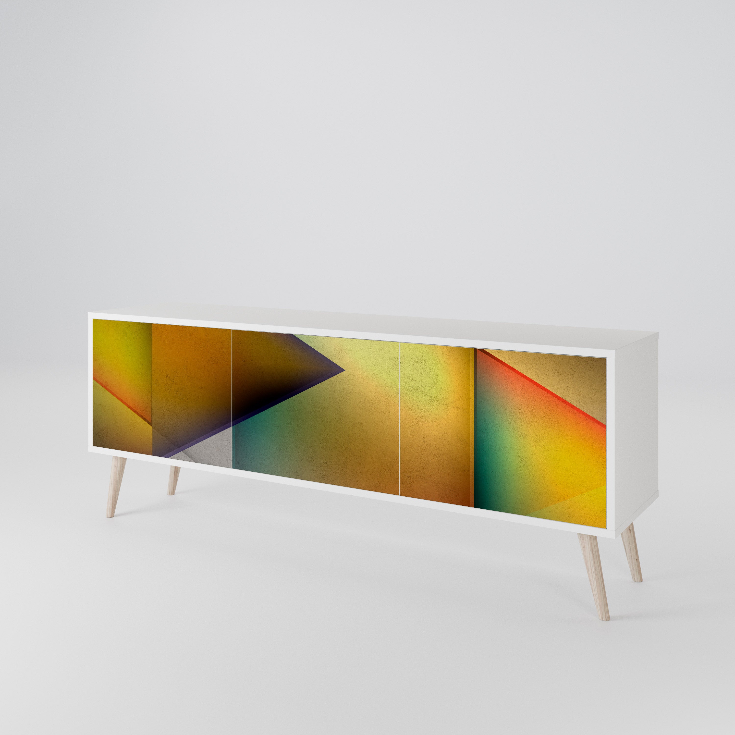 PIERCING SHARPNESS 3-Door TV Cabinet