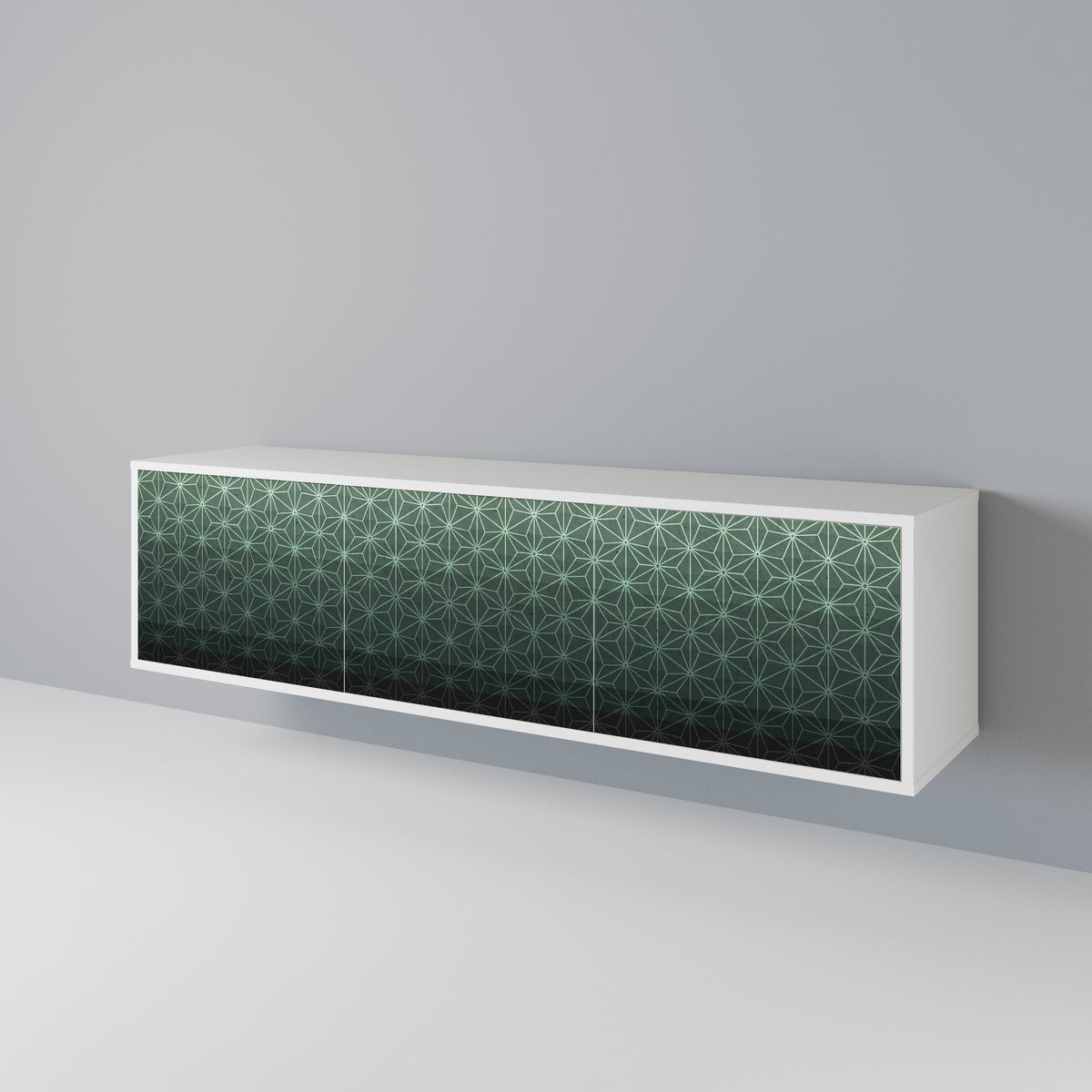 ORNAMENTAL GLIMMER Mueble de TV de 3 Puertas