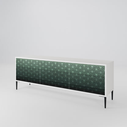 ORNAMENTAL GLIMMER Mueble de TV de 3 Puertas