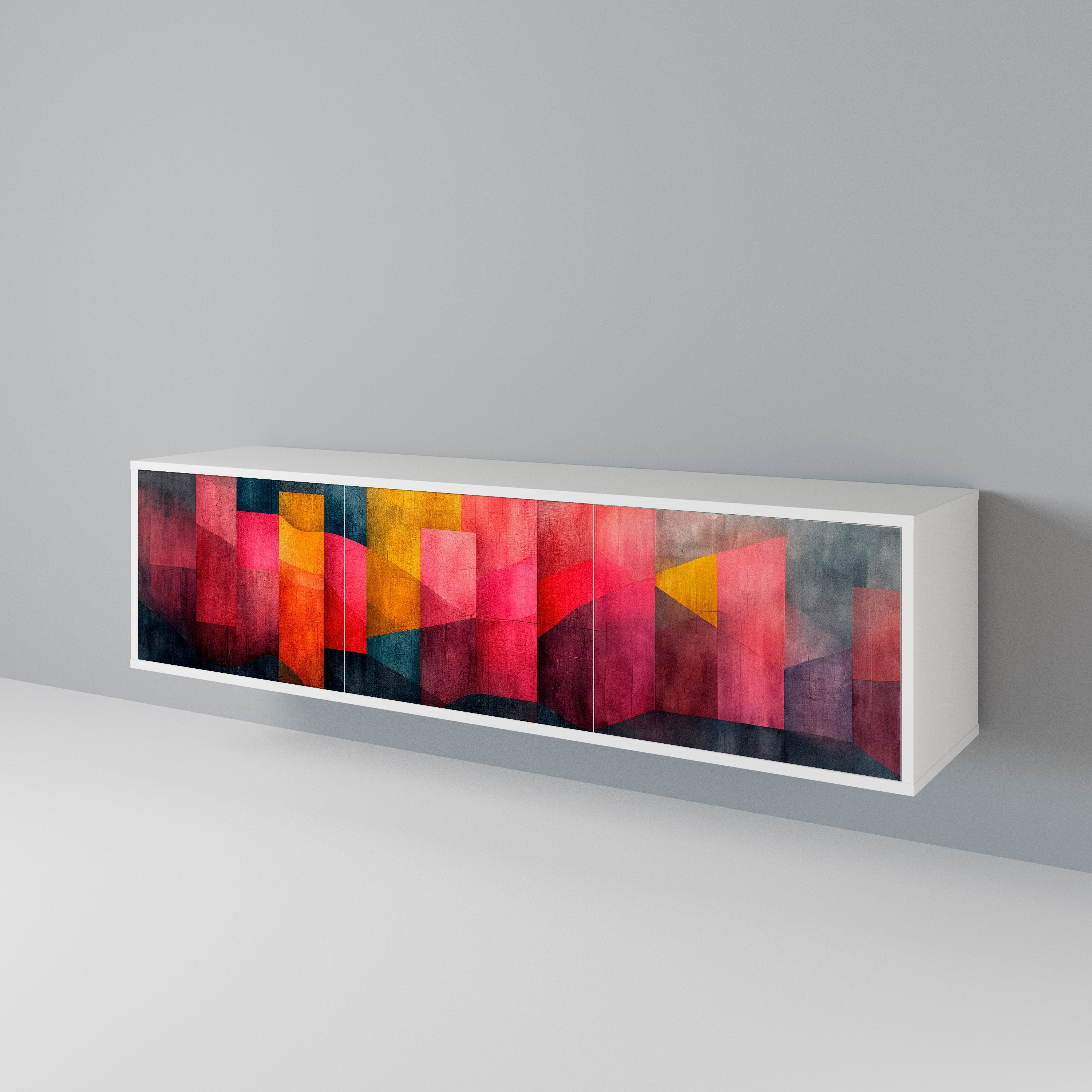 COLORFUL SOUNDS Mueble de TV de 3 Puertas