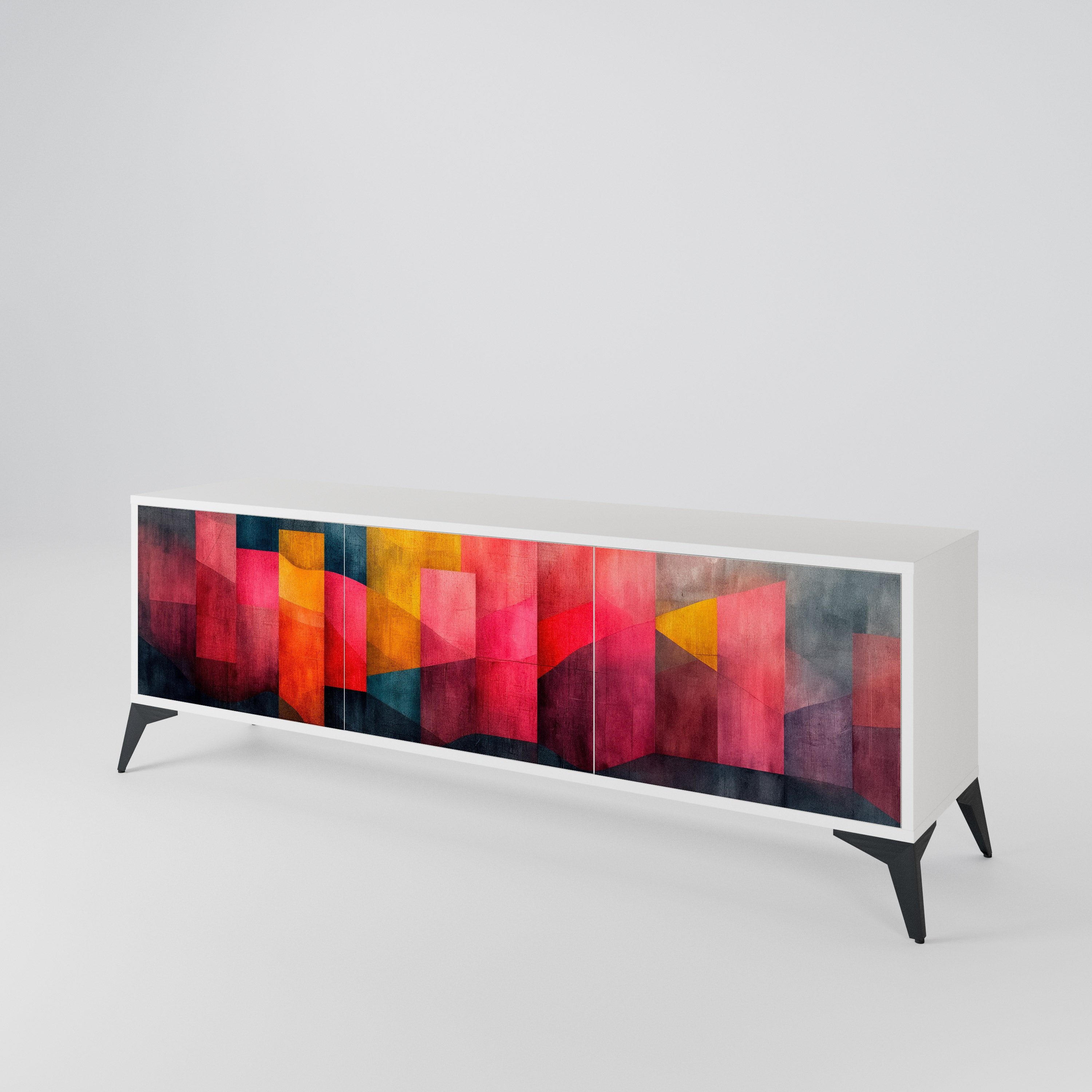 COLORFUL SOUNDS Mueble de TV de 3 Puertas