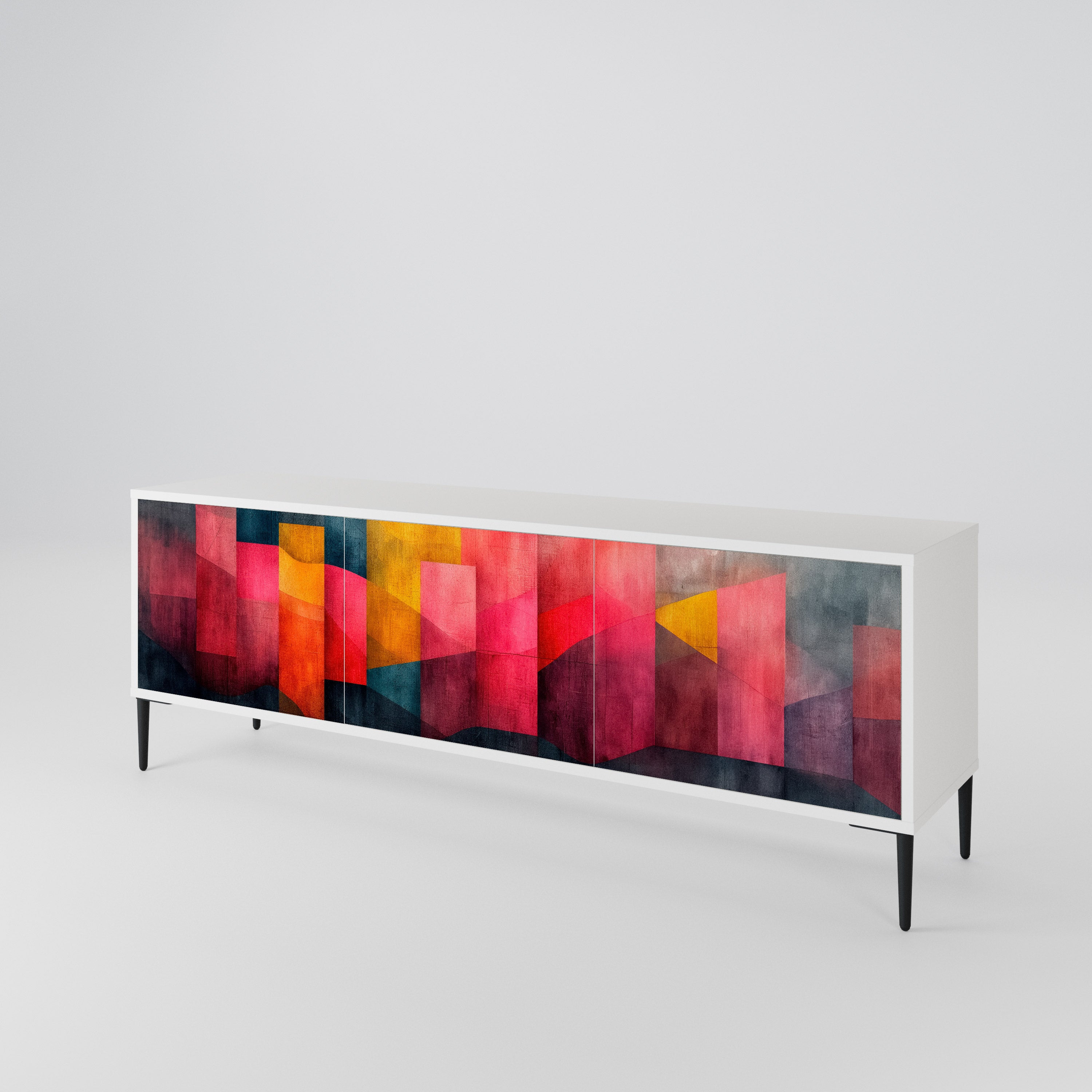 COLORFUL SOUNDS Mueble de TV de 3 Puertas