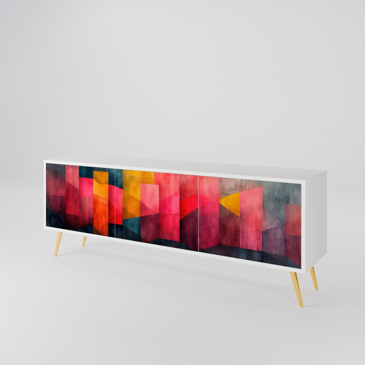 COLORFUL SOUNDS Mueble de TV de 3 Puertas