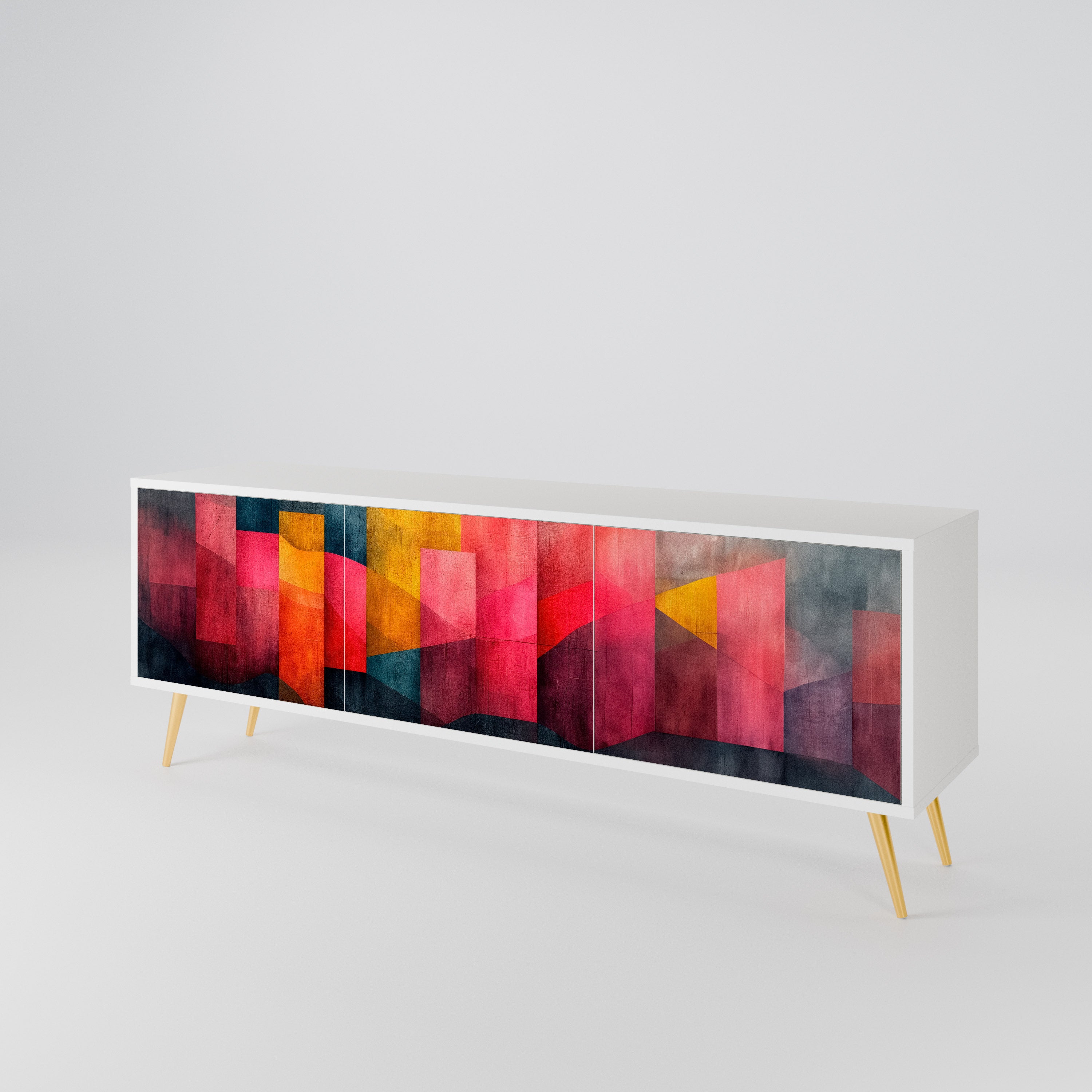 COLORFUL SOUNDS Mueble de TV de 3 Puertas