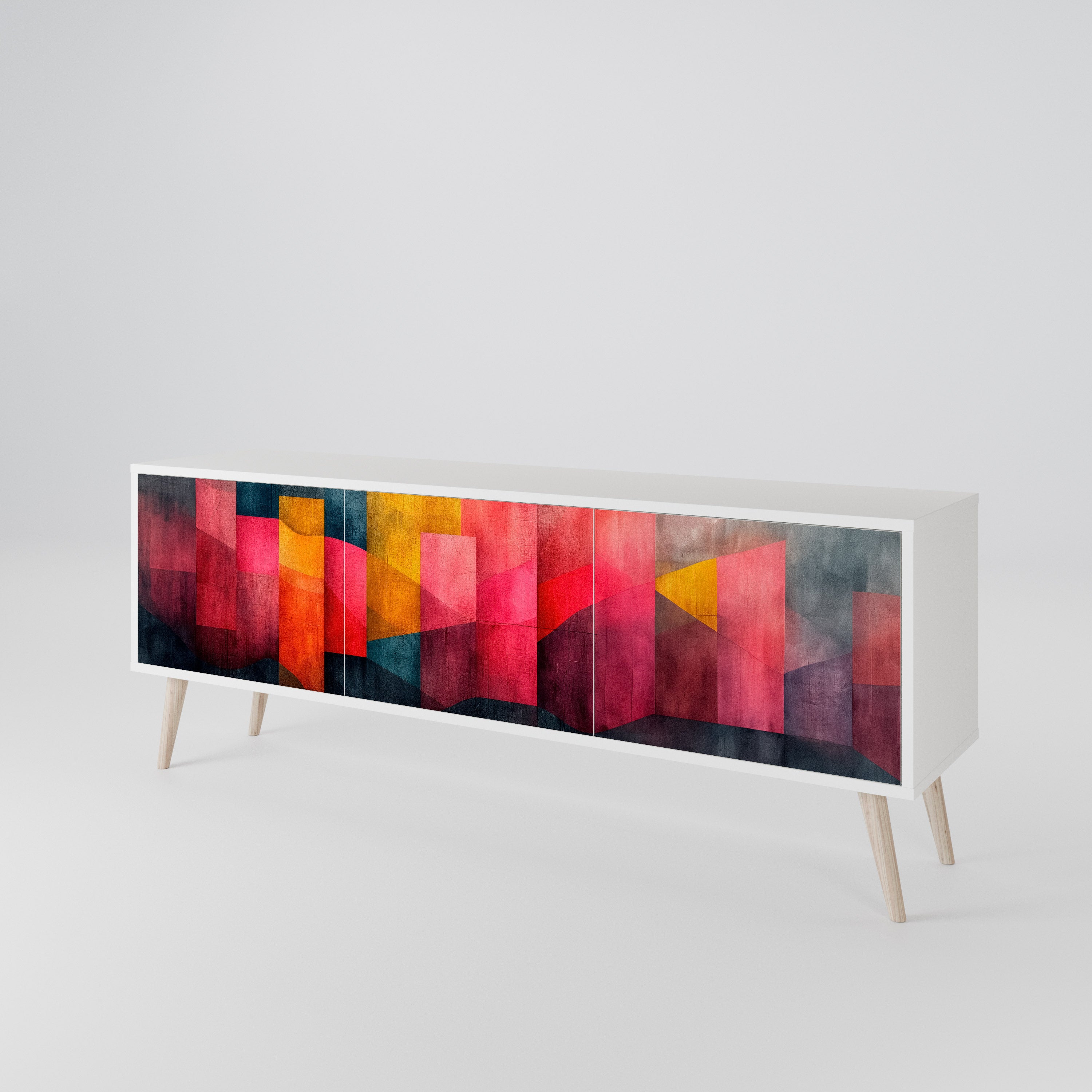 COLORFUL SOUNDS Mueble de TV de 3 Puertas