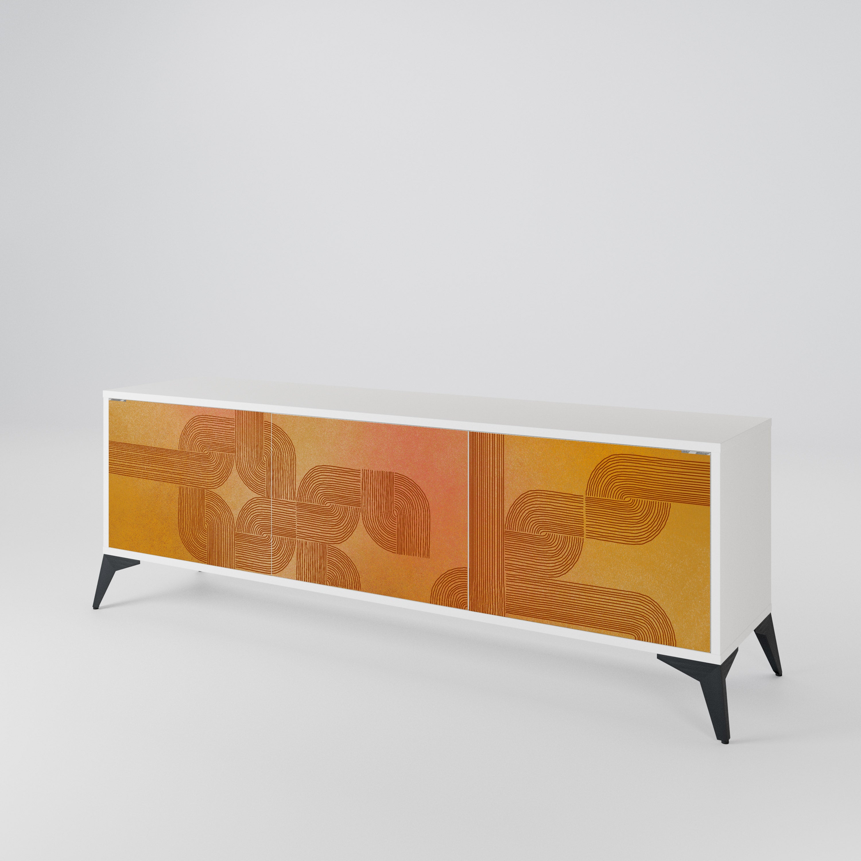 STRENGTHENING RELATION 3-Door TV Cabinet