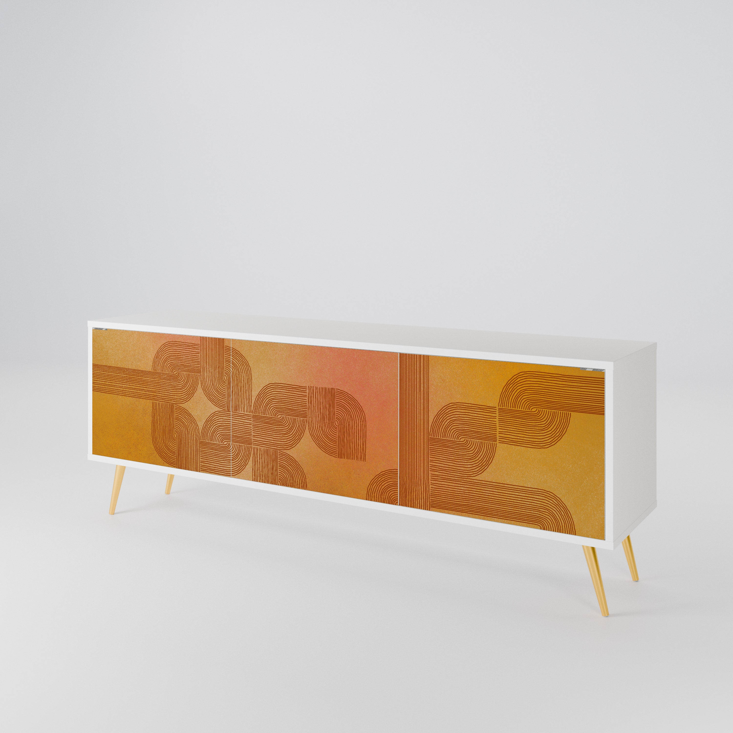 STRENGTHENING RELATION 3-Door TV Cabinet