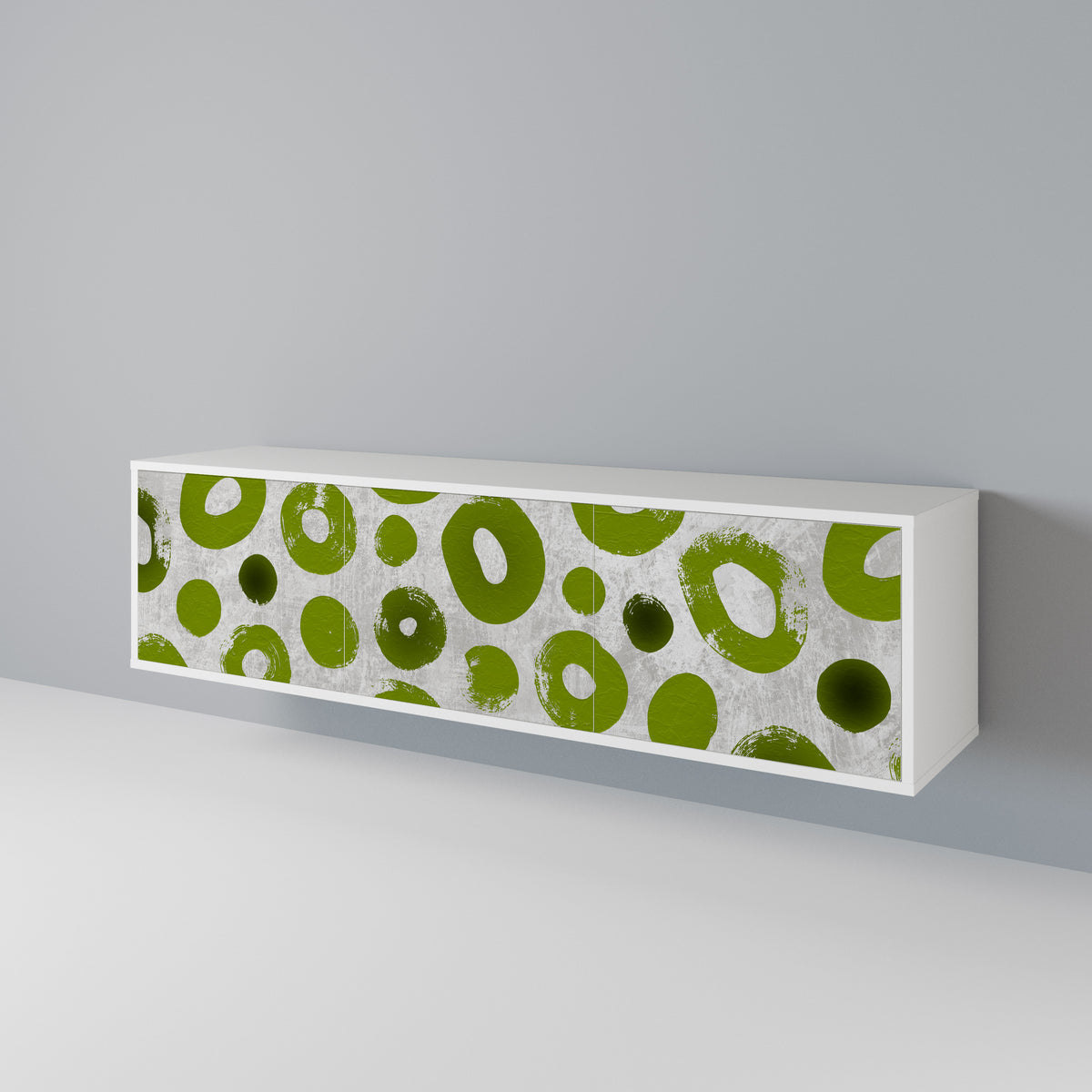GREEN RHAPSODY Mueble de TV de 3 Puertas