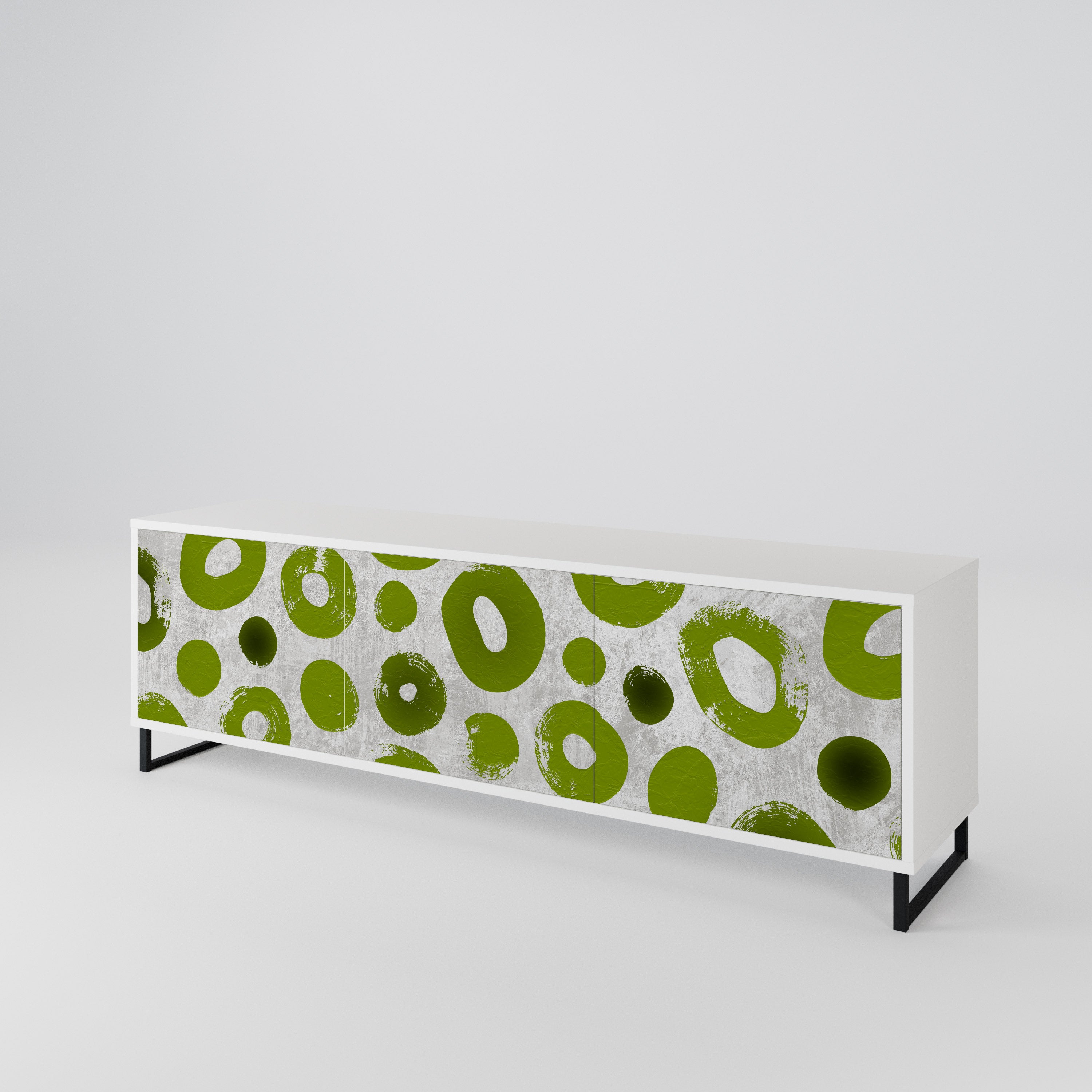 GREEN RHAPSODY 3-Door TV Cabinet