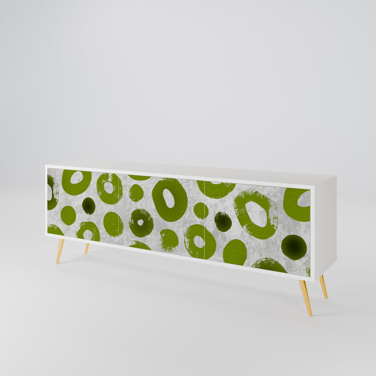 GREEN RHAPSODY Mueble de TV de 3 Puertas