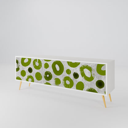 GREEN RHAPSODY Mueble de TV de 3 Puertas