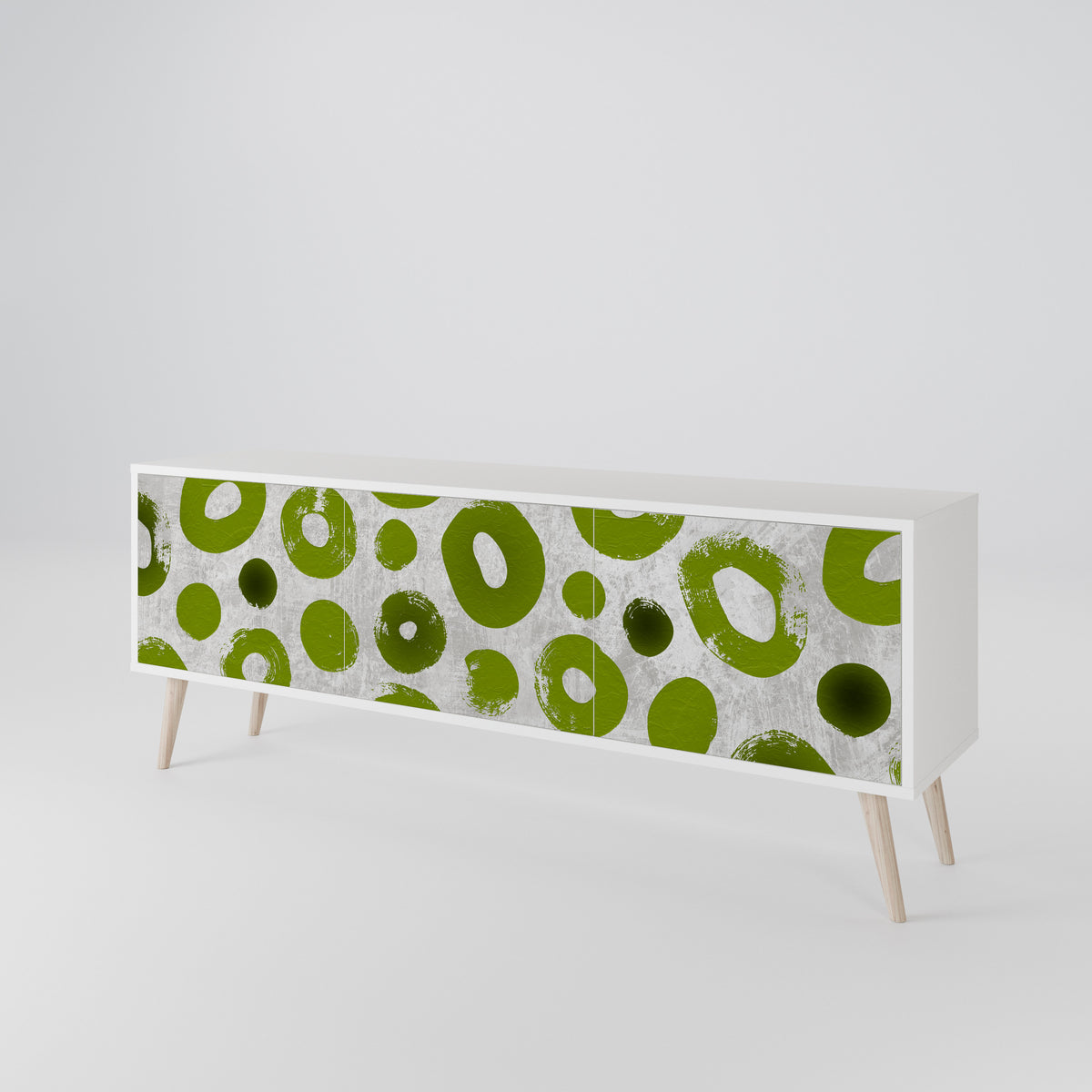 GREEN RHAPSODY Mueble de TV de 3 Puertas