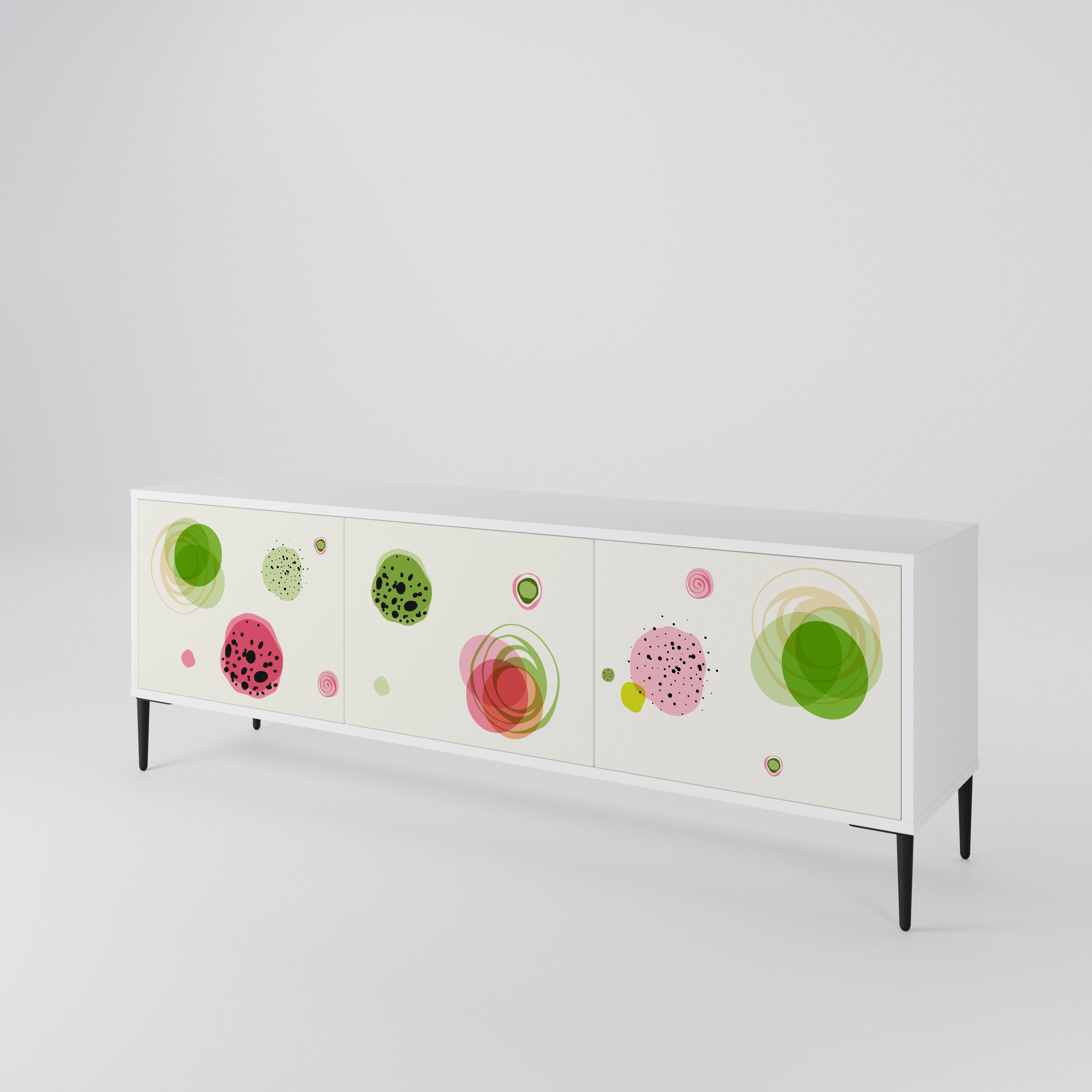 COLORFUL COSMOS 3-Door TV Cabinet