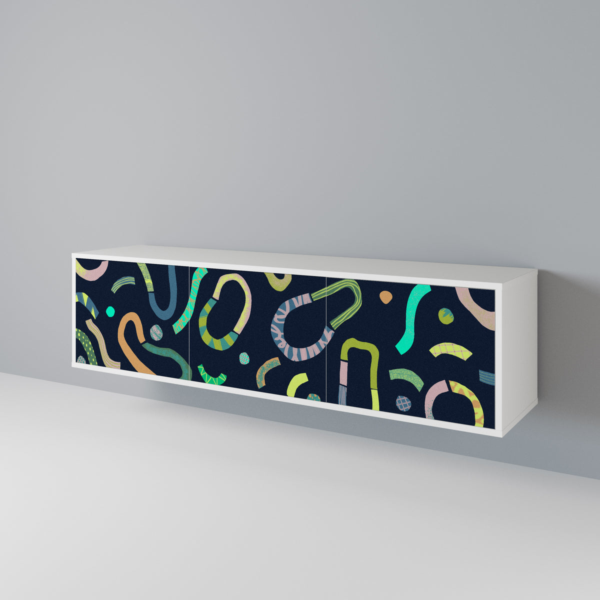 CONTRAST DANCE Mueble de TV de 3 Puertas