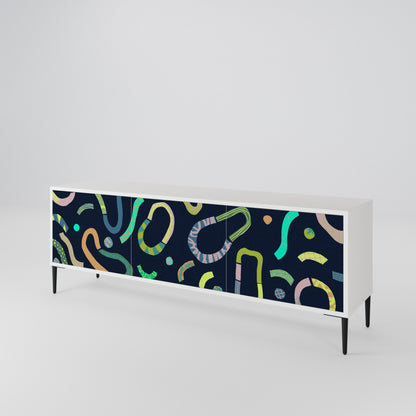CONTRAST DANCE Mueble de TV de 3 Puertas