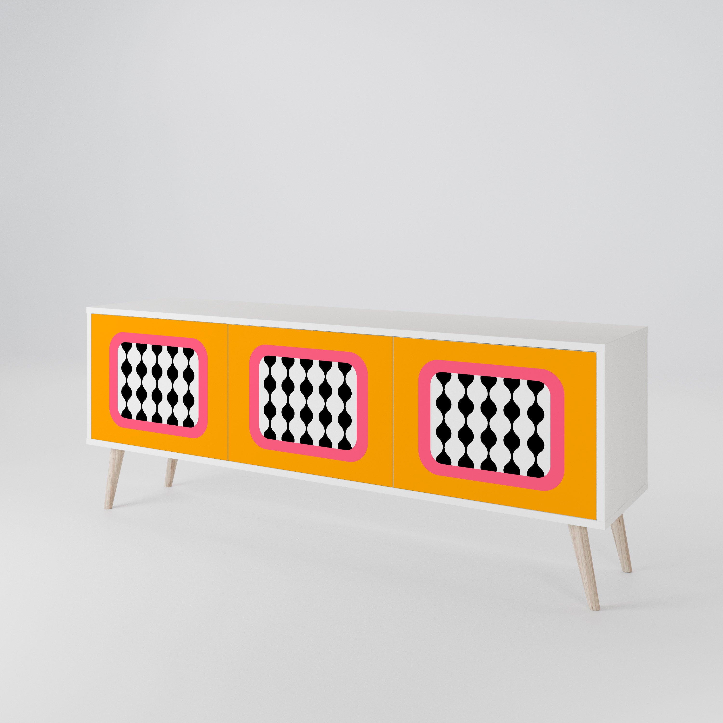 TEARS IN HEAVEN Mueble de TV de 3 Puertas
