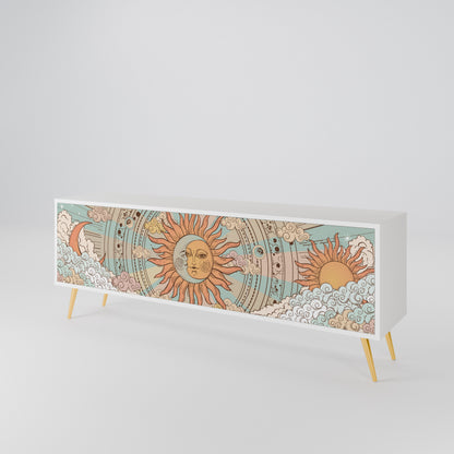 MYSTICAL STRUCTURE Mueble de TV de 3 Puertas