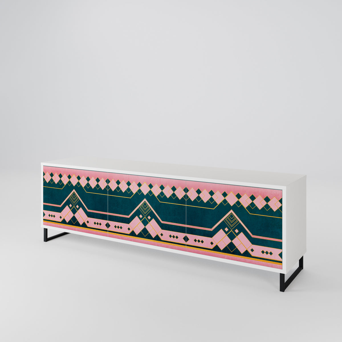 ROYAL COMPOSITION Mueble de TV de 3 Puertas