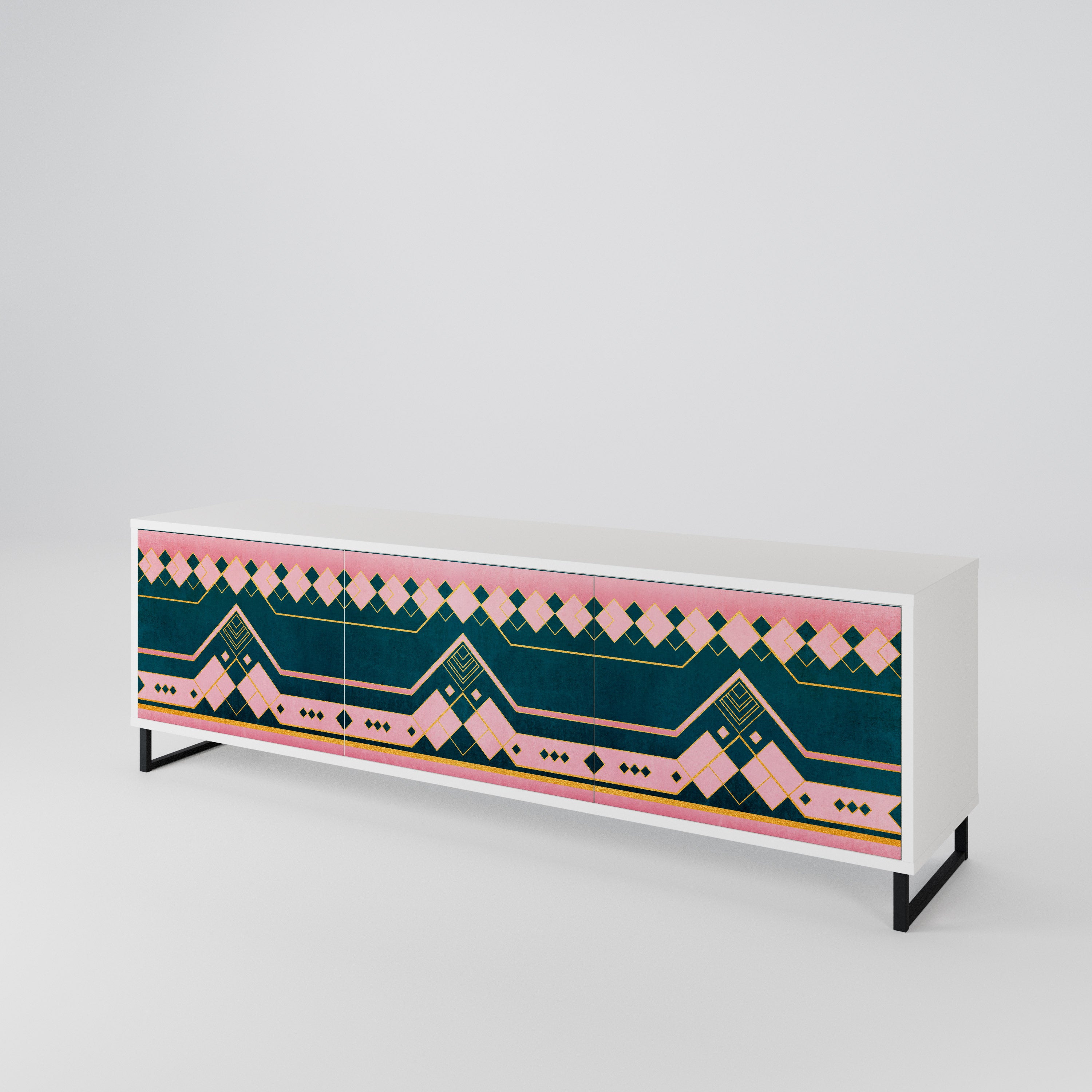 ROYAL COMPOSITION Mueble de TV de 3 Puertas