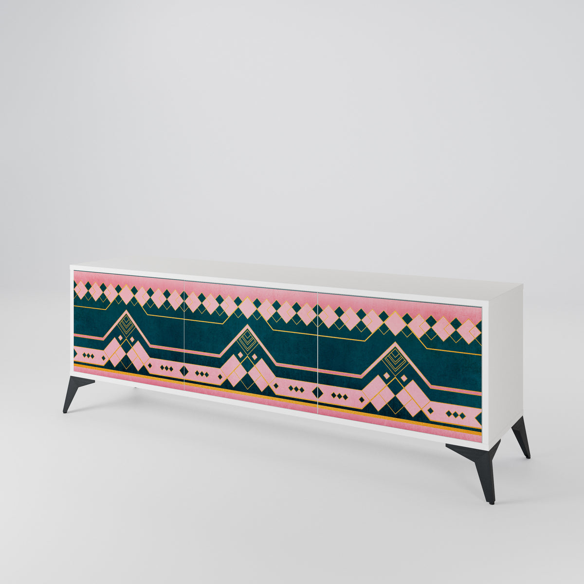 ROYAL COMPOSITION Mueble de TV de 3 Puertas