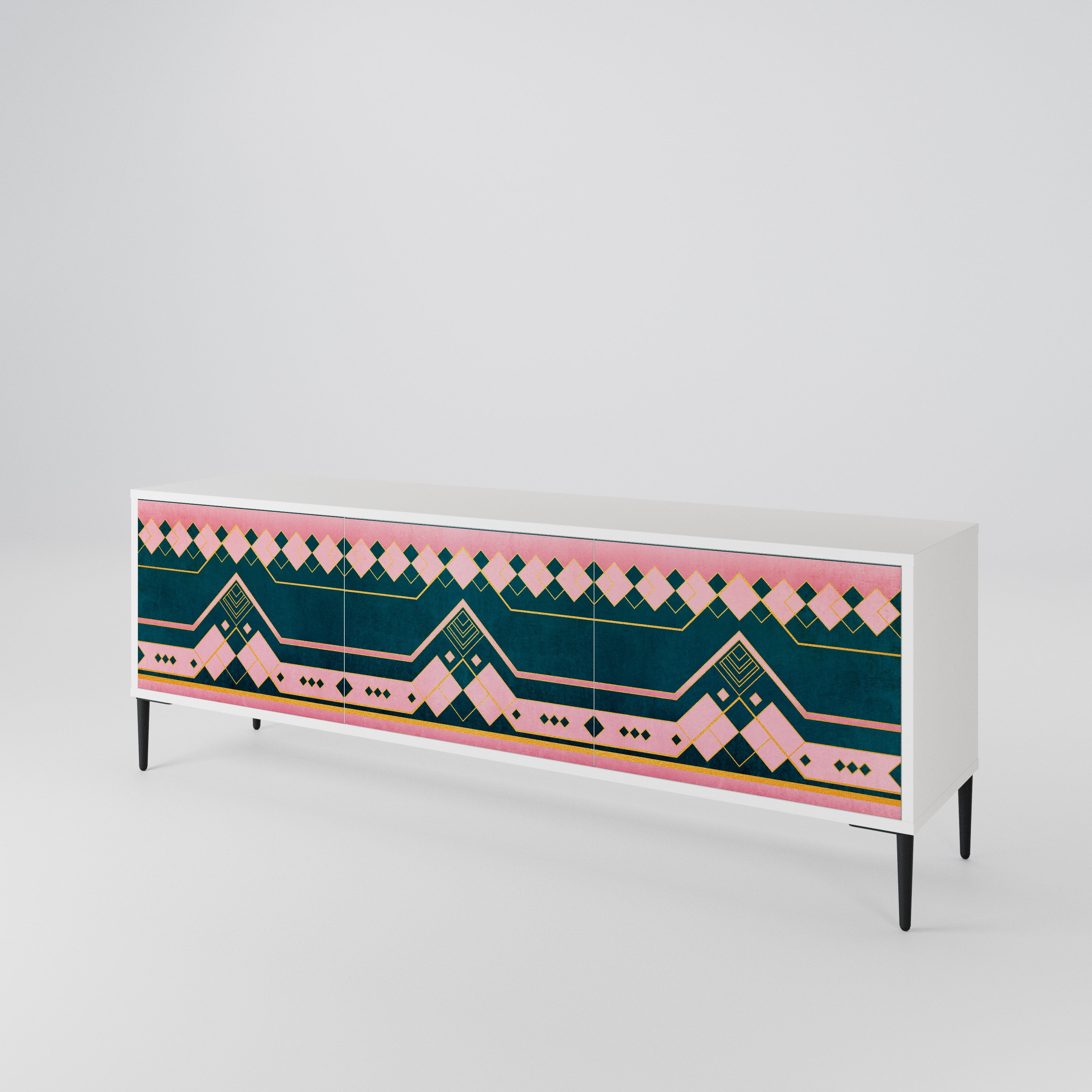 ROYAL COMPOSITION Mueble de TV de 3 Puertas