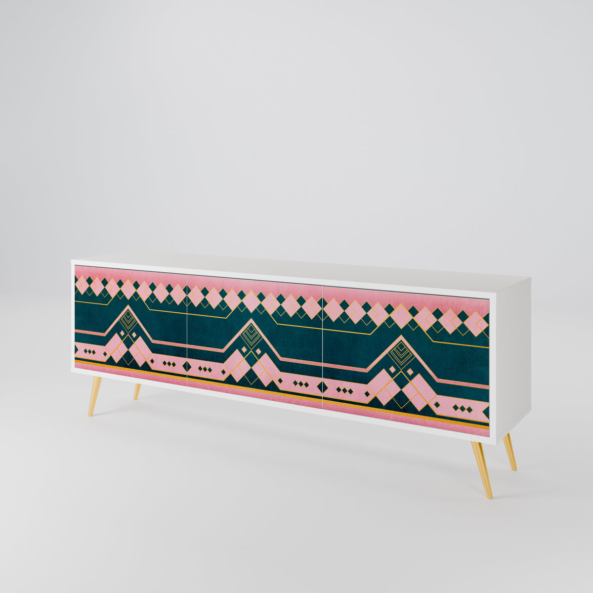 ROYAL COMPOSITION Mueble de TV de 3 Puertas