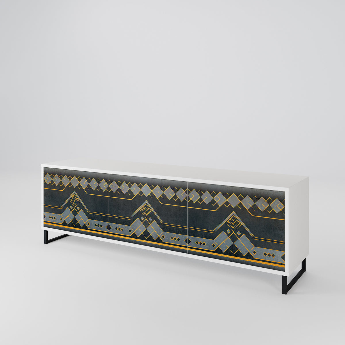 ROYAL ORDINARINESS Mueble de TV de 3 Puertas