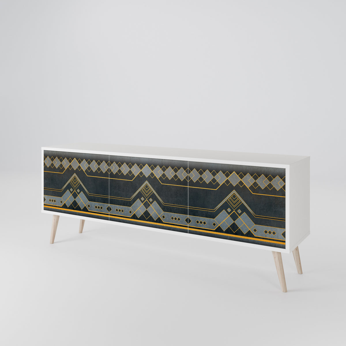 ROYAL ORDINARINESS Mueble de TV de 3 Puertas