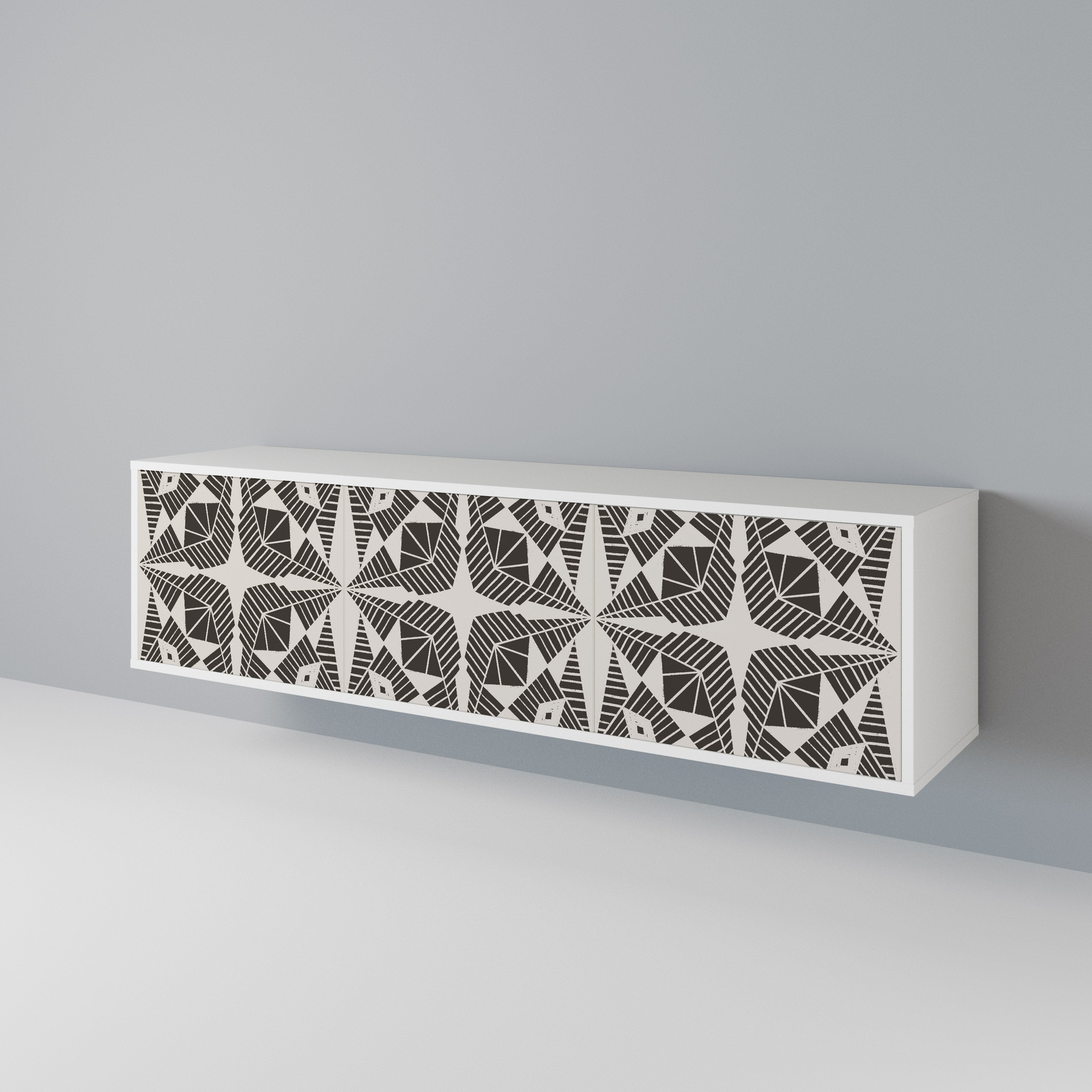 MONOCHROME NEXUS Mueble de TV de 3 Puertas