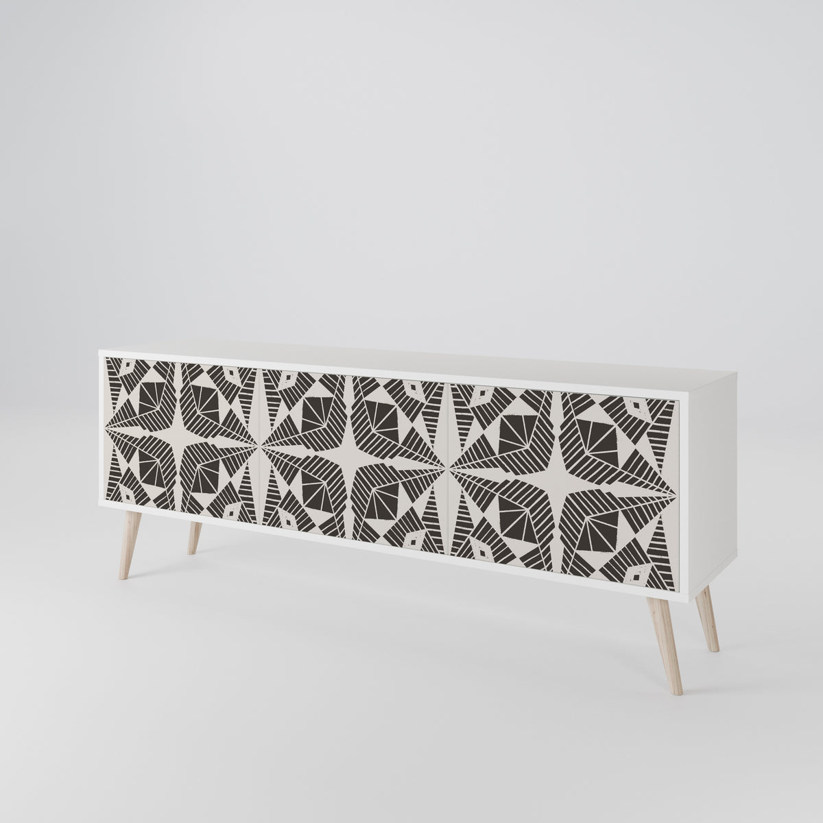 MONOCHROME NEXUS Mueble de TV de 3 Puertas