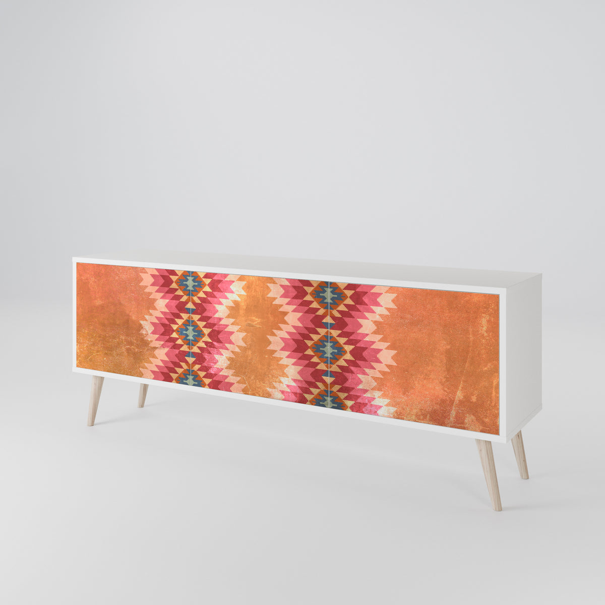 INDIAN FOLK Mueble de TV de 3 Puertas