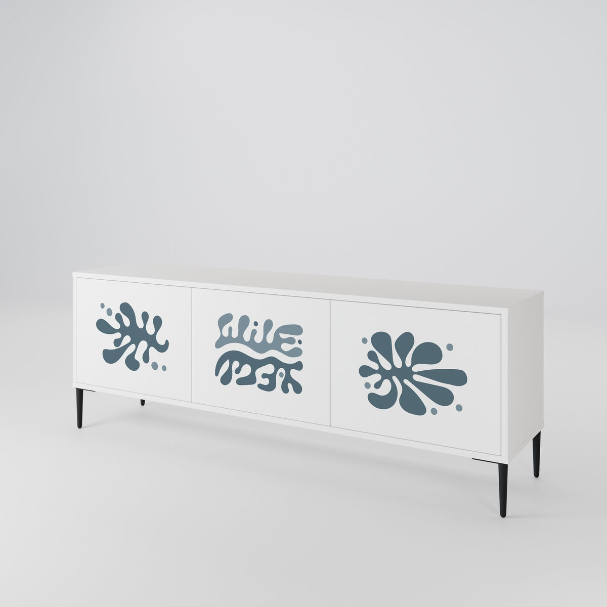 WONDERLAND VEGETATION Mueble de TV de 3 Puertas
