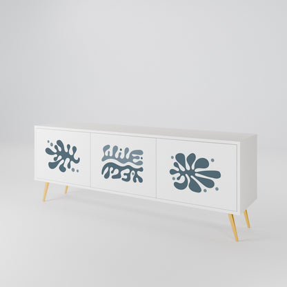 WONDERLAND VEGETATION Mueble de TV de 3 Puertas